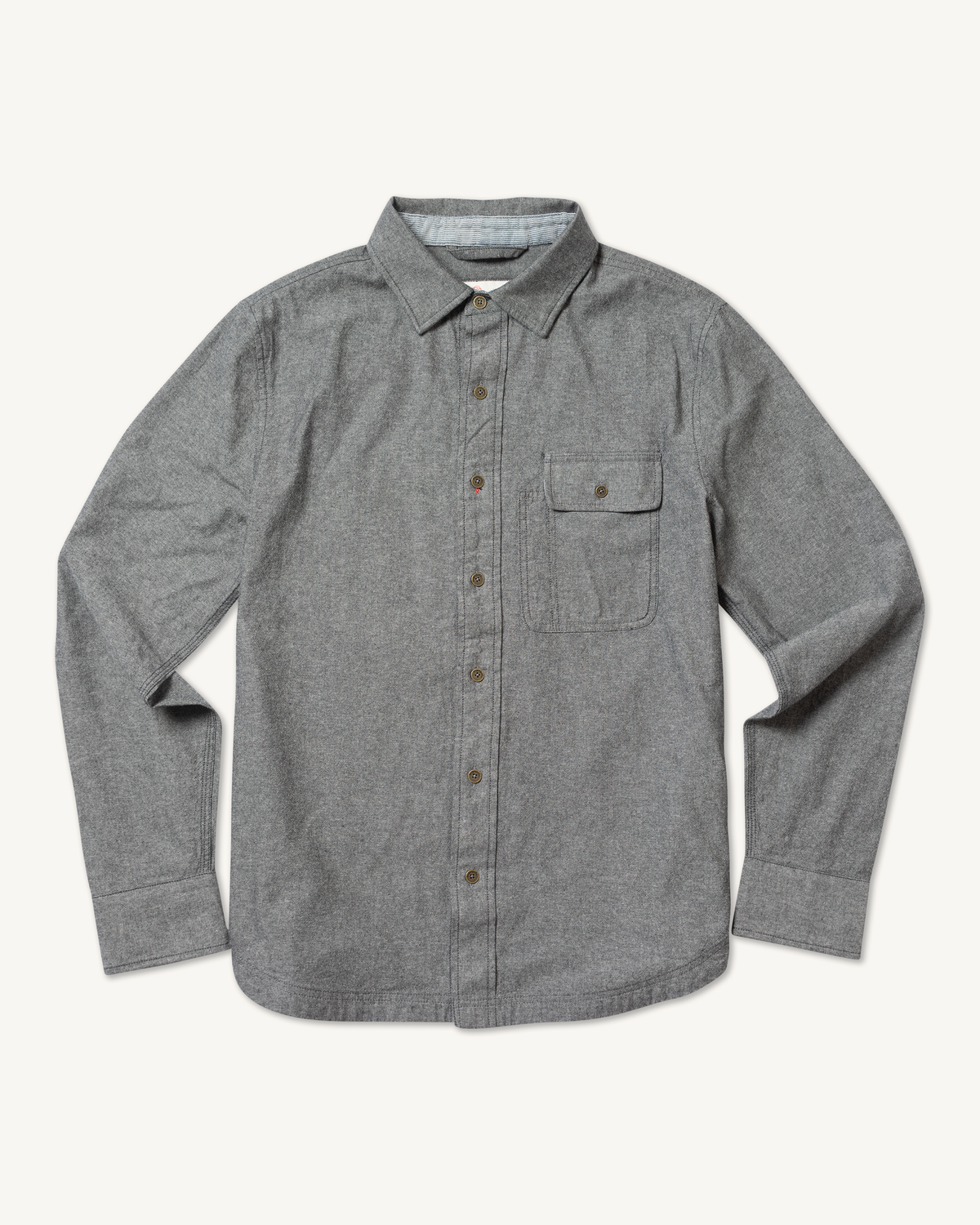 Tradesman Button-Down in Chambray Obsidian
