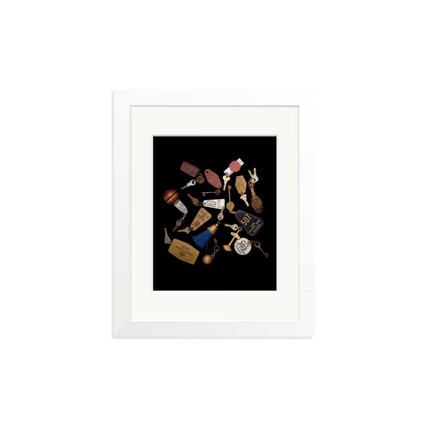 Travel Keys Framed Print