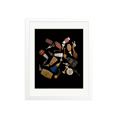 Travel Keys Framed Print