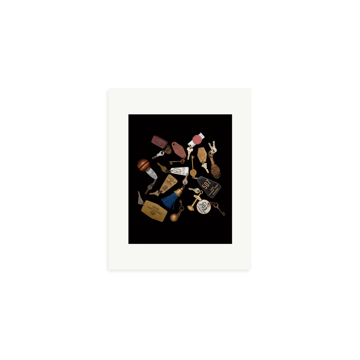 Travel Keys Framed Print