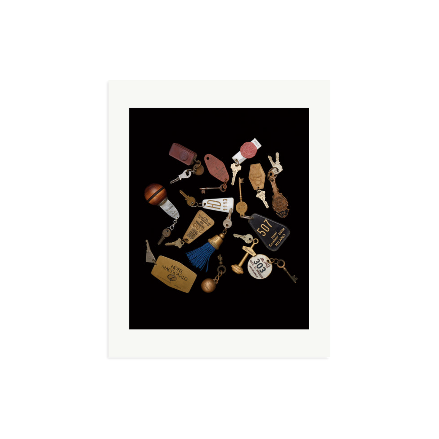 Travel Keys Framed Print