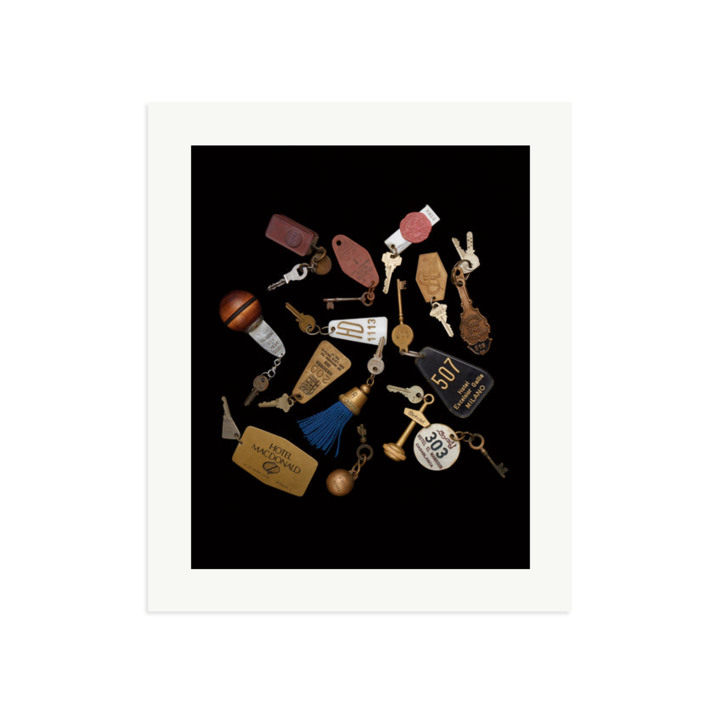 Travel Keys Framed Print