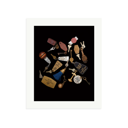 Travel Keys Framed Print