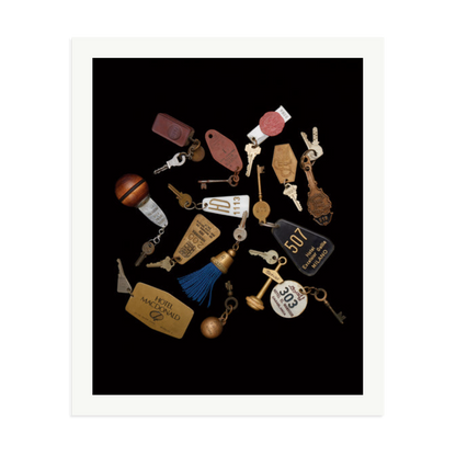 Travel Keys Framed Print