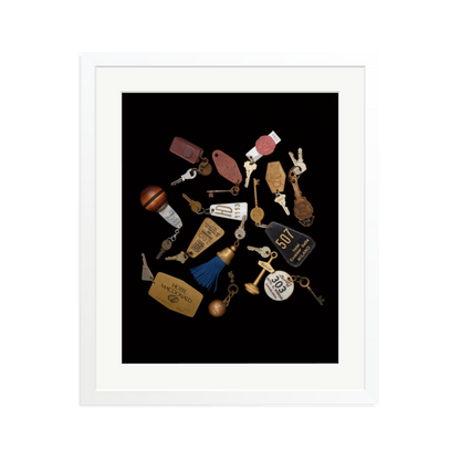 Travel Keys Framed Print
