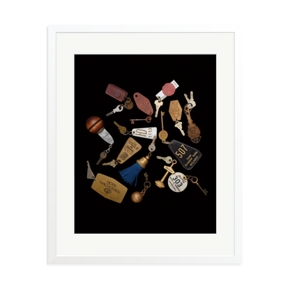 Travel Keys Framed Print