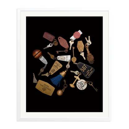 Travel Keys Framed Print