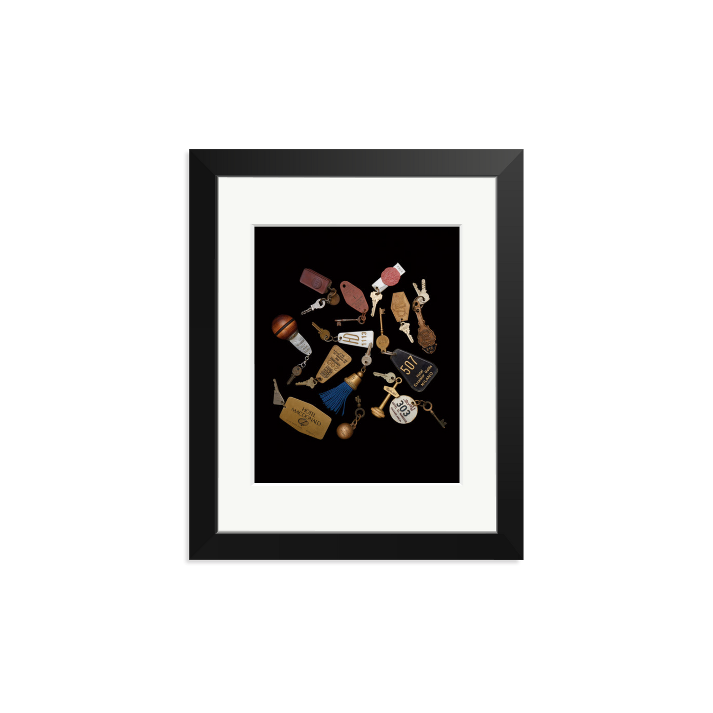 Travel Keys Framed Print