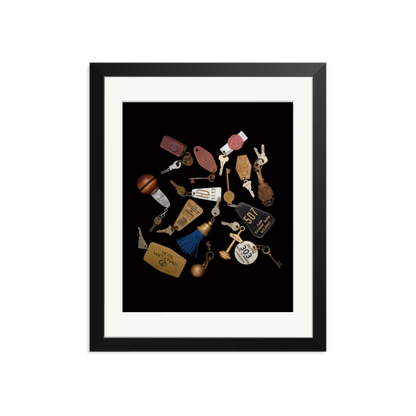 Travel Keys Framed Print