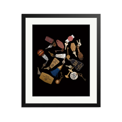 Travel Keys Framed Print
