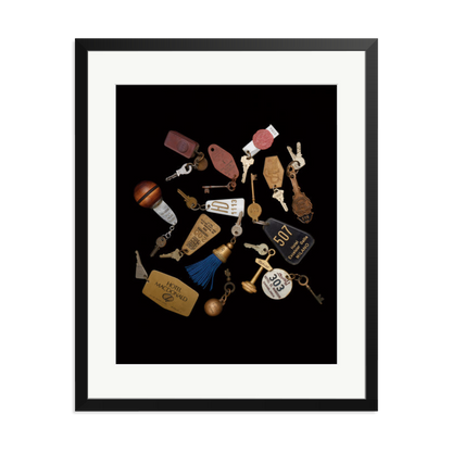 Travel Keys Framed Print