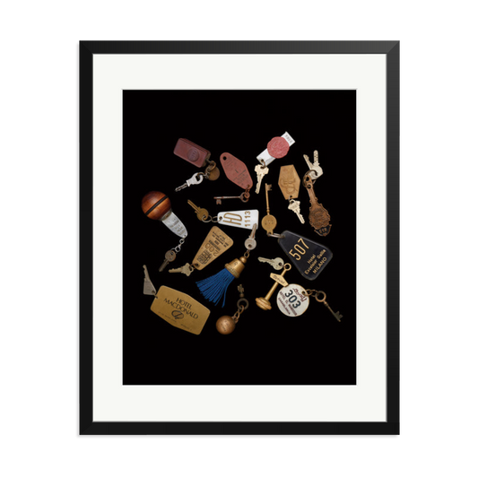 Travel Keys Framed Print