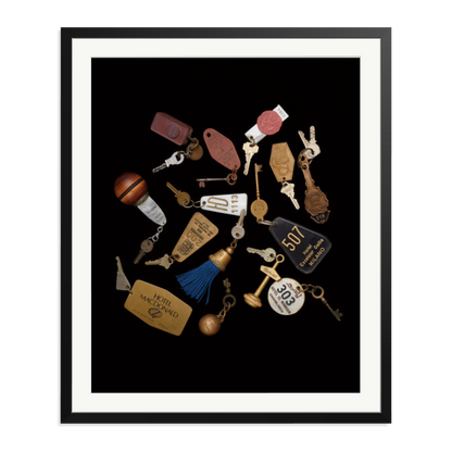 Travel Keys Framed Print