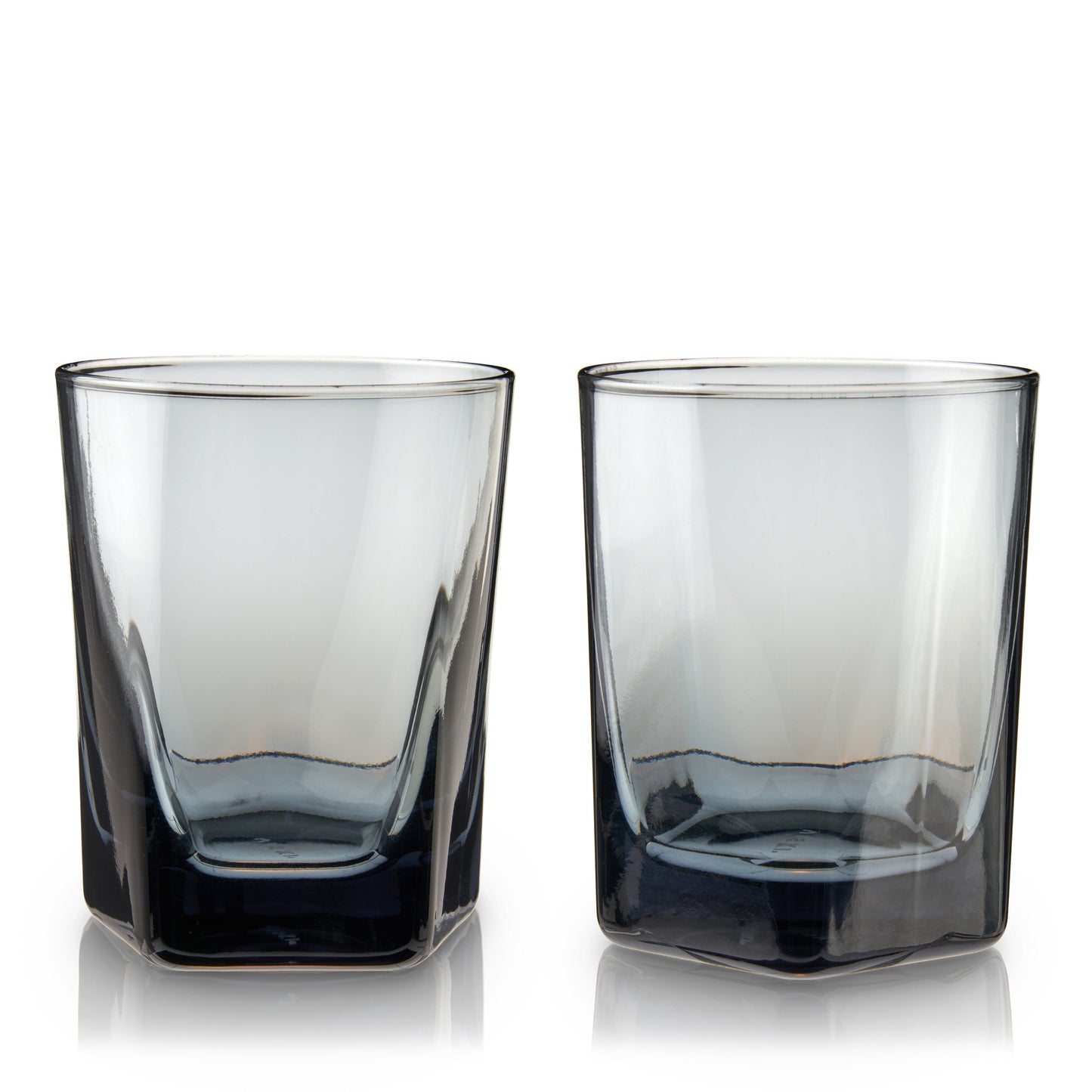 Hexagonal Crystal Double Old Fashioned Glasses