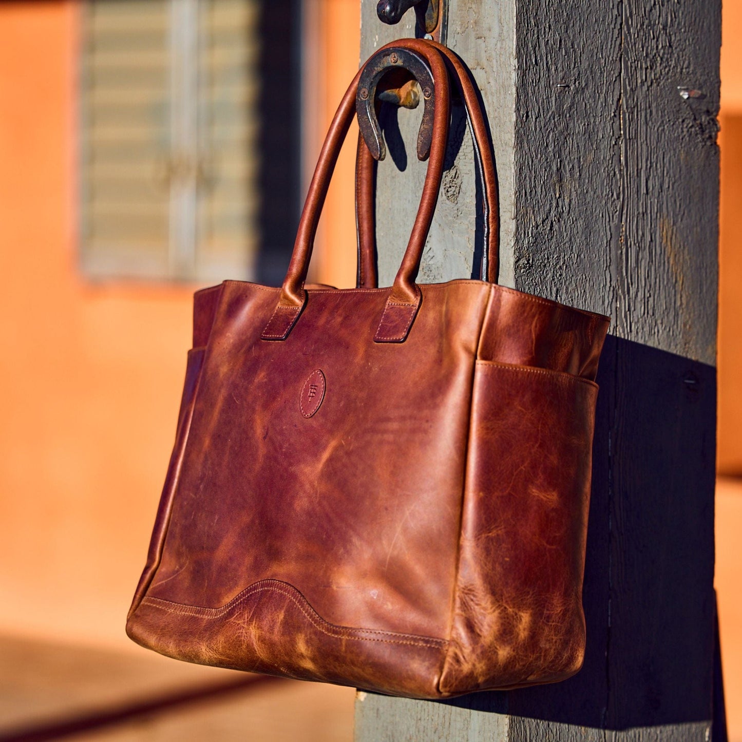 Tom Beckbe Leather Carryall Bag