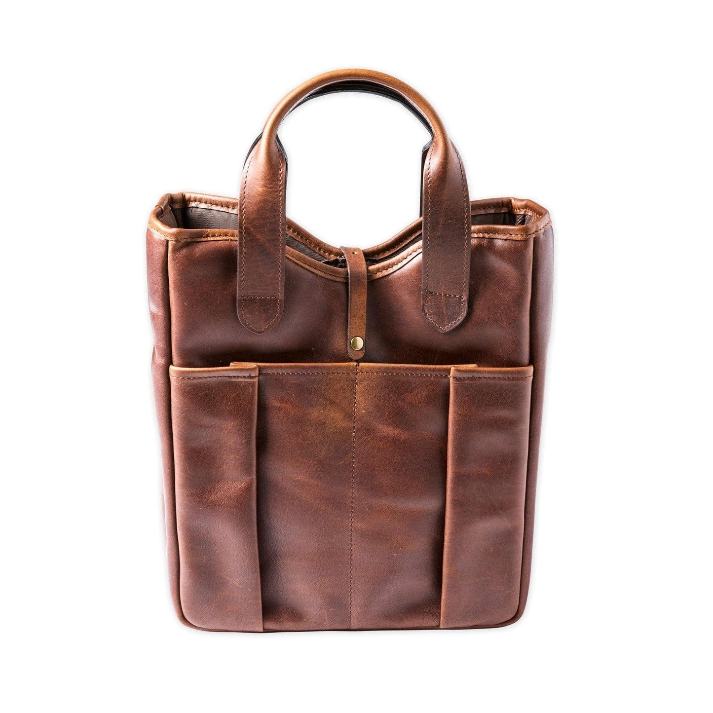 Tom Beckbe Leather Whiskey Tote