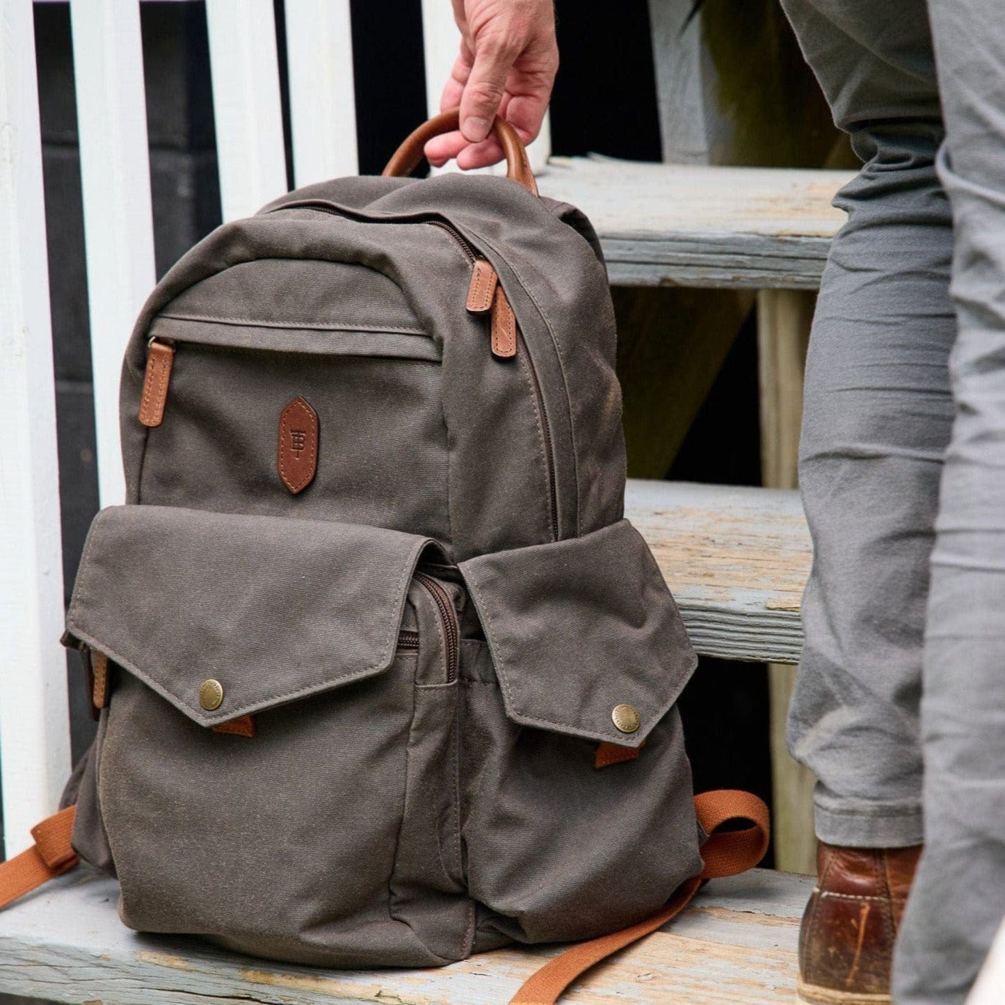 Tom Beckbe Canvas Backpack