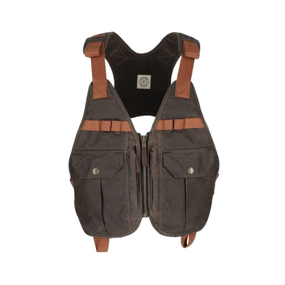 Tom Beckbe Waterfowl Strap Vest Rye Brown