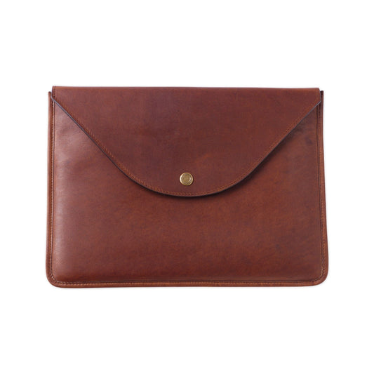 Tom Beckbe Leather Portfolio Oak
