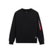 Alpha Industries UTILITY POCKET CREWNECK - BLACK