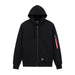 Alpha Industries UTILITY POCKET FULL ZIP UP - BLACK