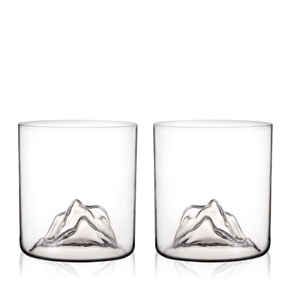 Mountain Crystal Tumblers Set