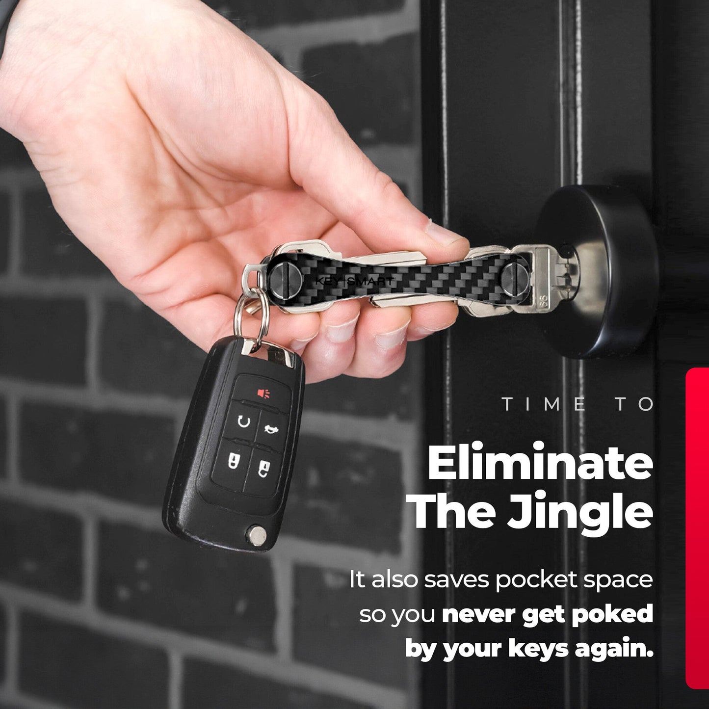 KeySmart Carbon Fiber Key Organizer