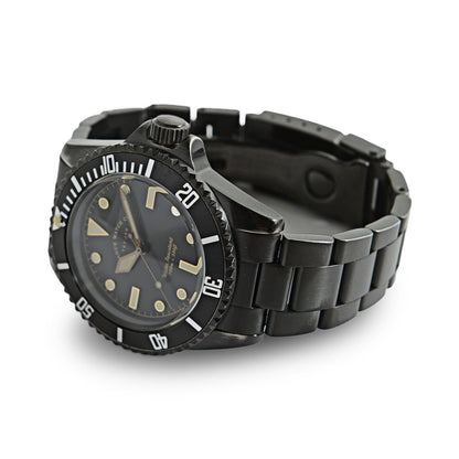 Vague Black Bracelet Submariner Watch