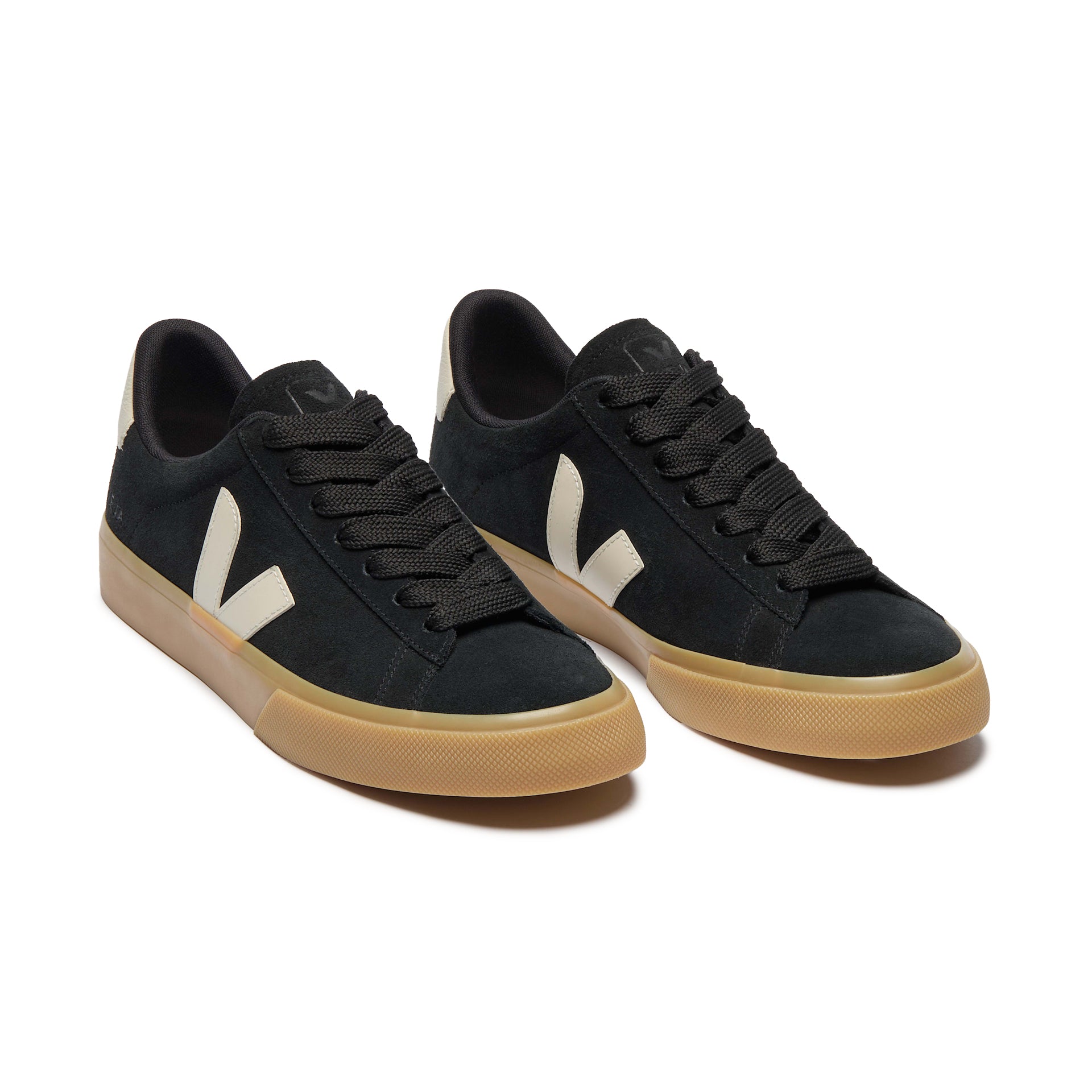 Veja Campo Bold Black Suede Sneakers | Uncrate Supply