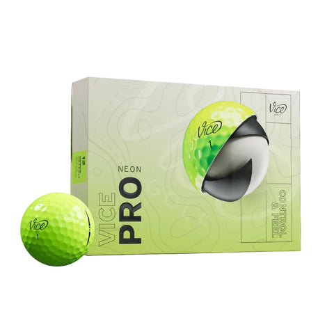 Vice Pro Golf Balls - Neon Lime Vice Pro Golf Balls - Neon Lime