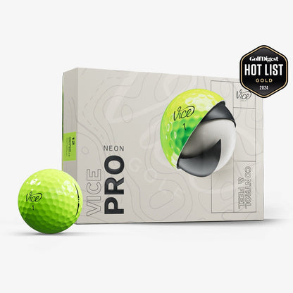 Vice Pro Golf Balls - Neon Lime