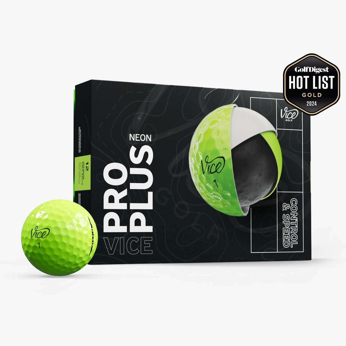 Vice Pro Plus Lime Golf Balls