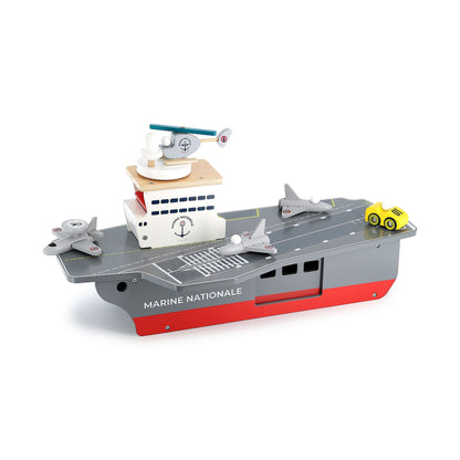 Vilac Toy Aircraft Carrier Playset