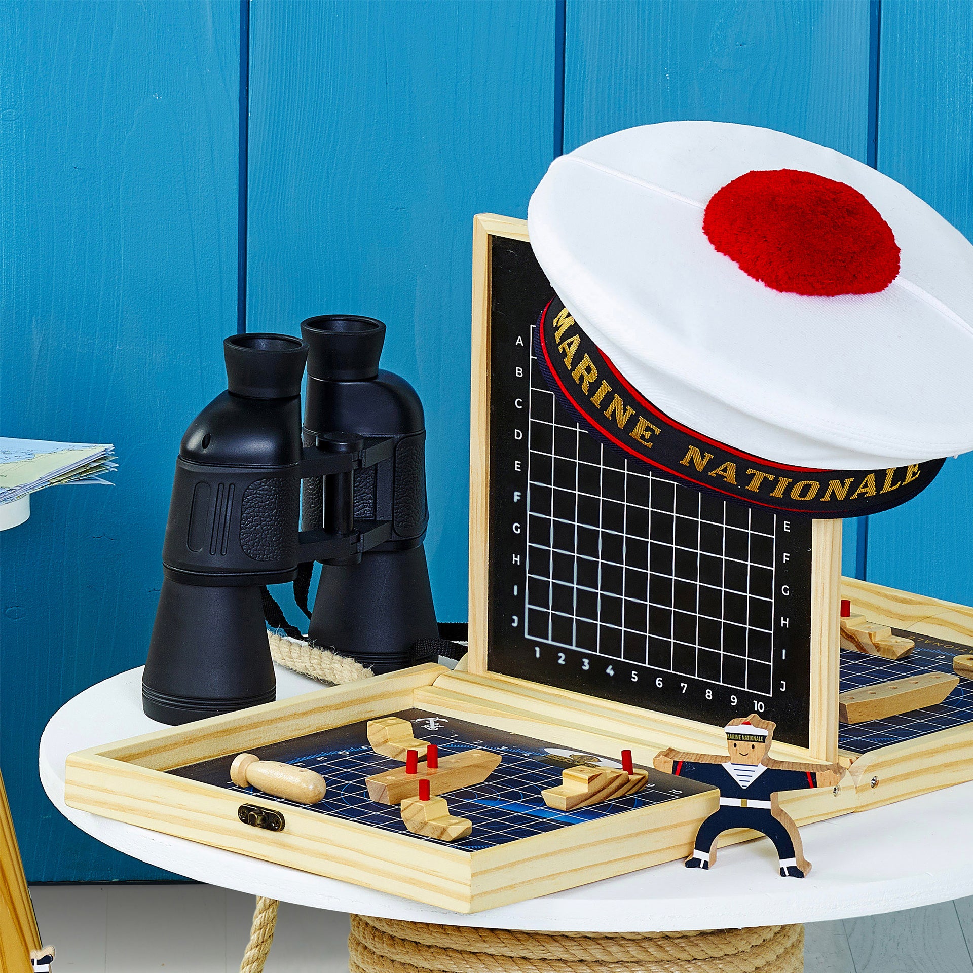 Wooden Sea Battle Game | Uncrate Supply