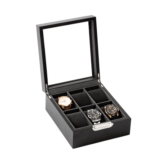 Modern 6-Slot Watch Box