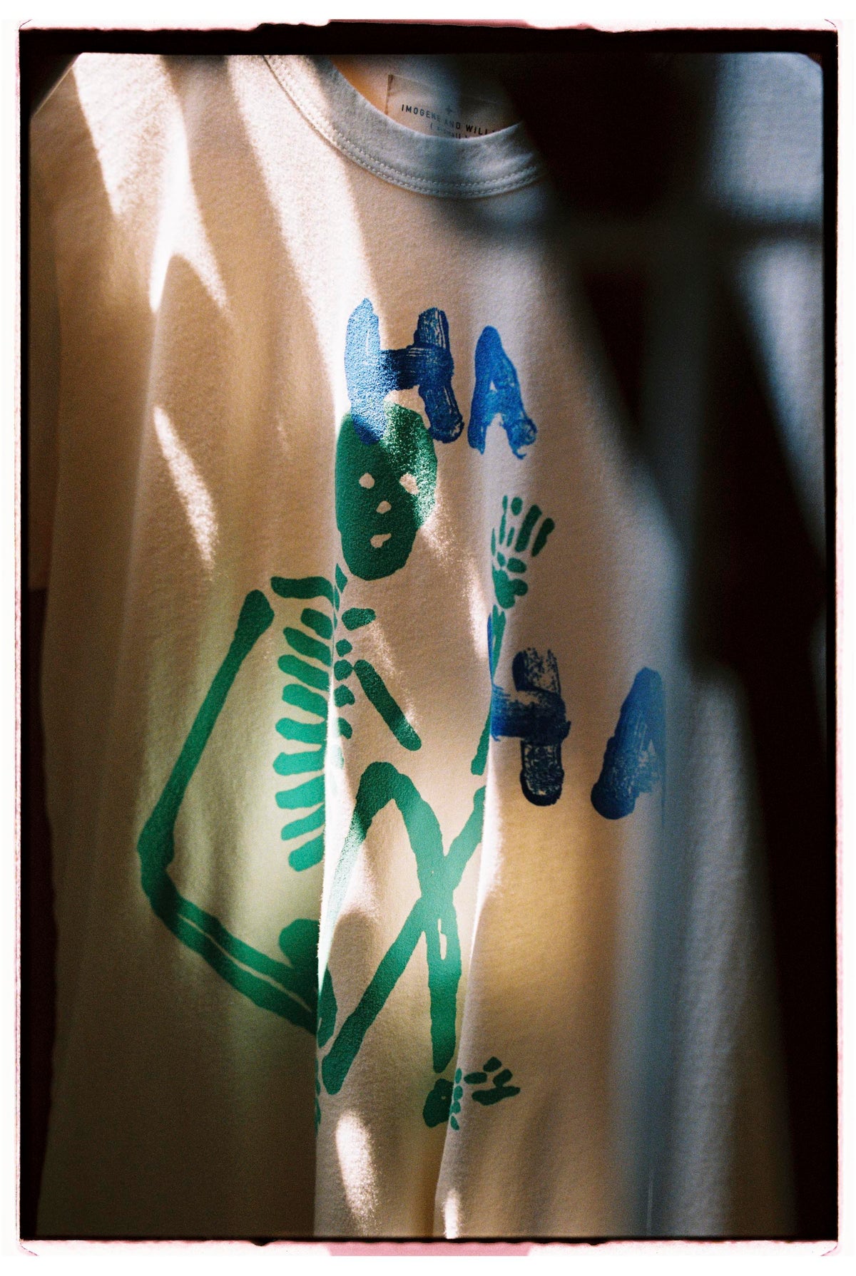 the "last laugh" tee