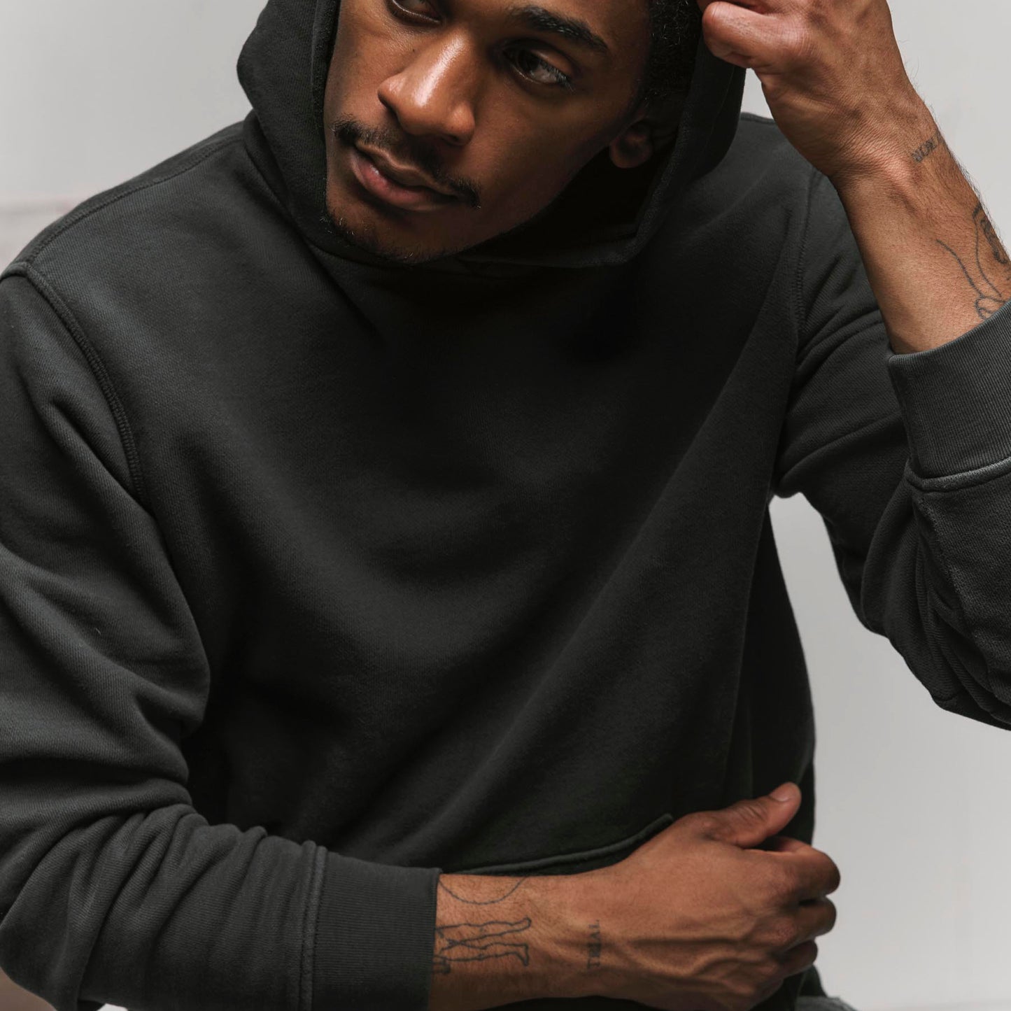 Imogene+Willie davenport hoodie in faded black