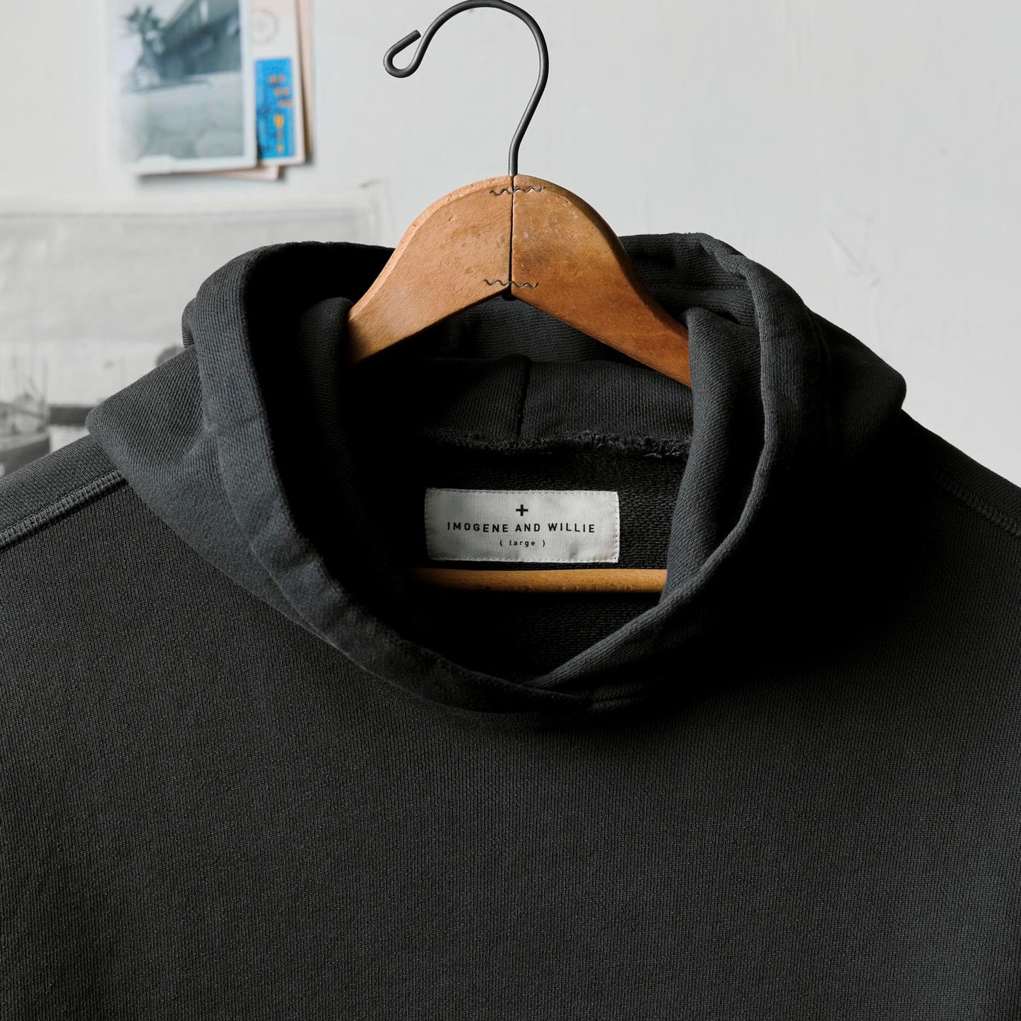 Imogene+Willie davenport hoodie in faded black