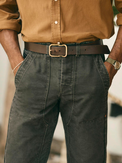 imogene + willie hencye canvas workpant in washed slate