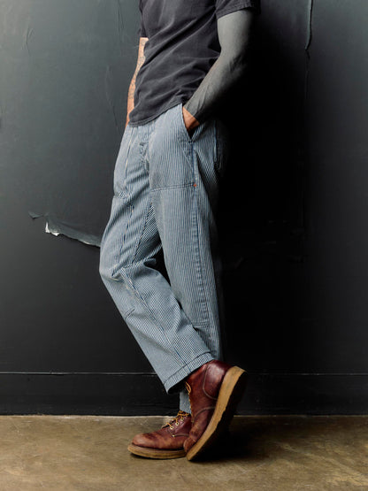 hencye workpant in hickory stripe