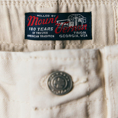imogene + willie hencye natural canvas workpant