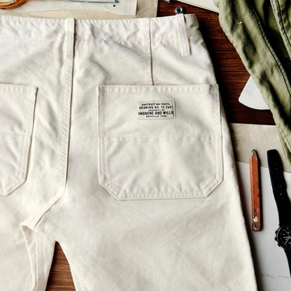 imogene + willie hencye natural canvas workpant