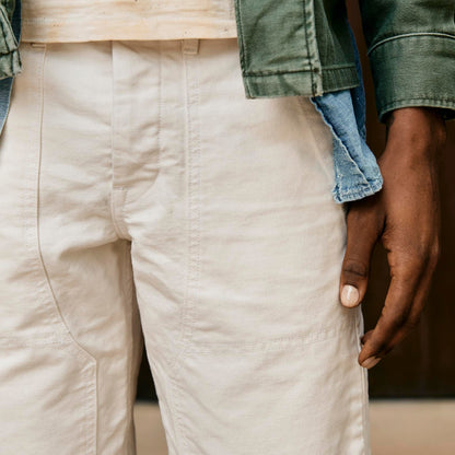 imogene + willie hencye natural canvas workpant