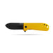 Wesn The Allman Pocket Knife - Blacked Out Mustard G10