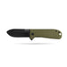 Wesn The Allman Pocket Knife - Blacked Out OD Green G10