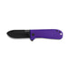 Wesn The Allman Pocket Knife - Blacked Out Violet G10