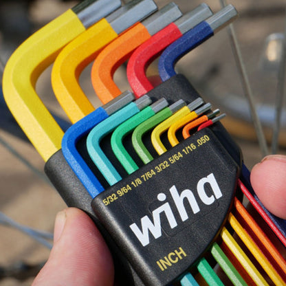Farbcodierter Sechskantschlüsselsatz von Wiha