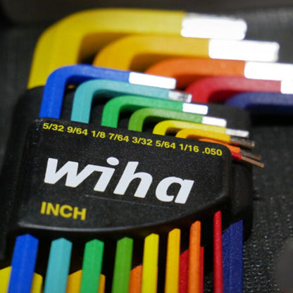 Farbcodierter Sechskantschlüsselsatz von Wiha