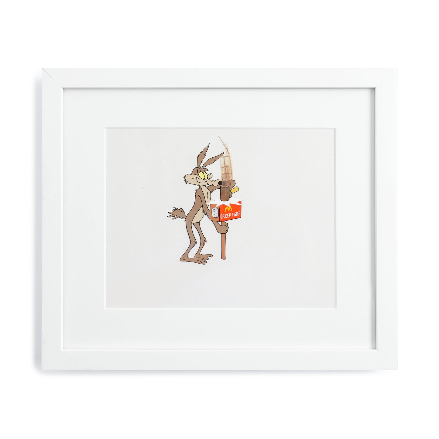 Wile E. Coyote Drive-Thru Bomb Framed Print