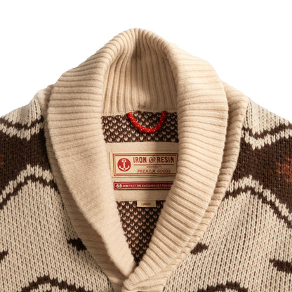 Iron & Resin Wincha Shawl Collar Sweater